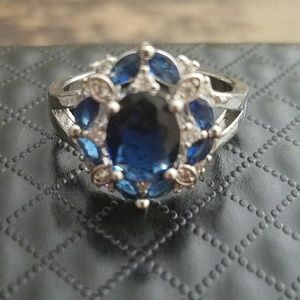 Sapphire 7 Stone Ring